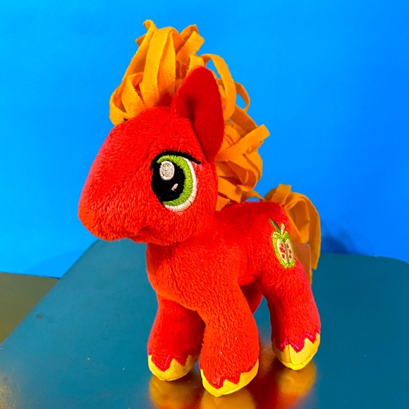 MY LITTLE PONY VTG 2014 CUTE APPLE JACK PLUSH WITH EMBROIDERED FACE & SYMBOL - Picture 7 of 9